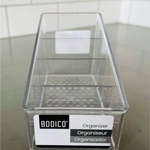 NEW Bodico, 4 Section Tiered Plastic Organizers